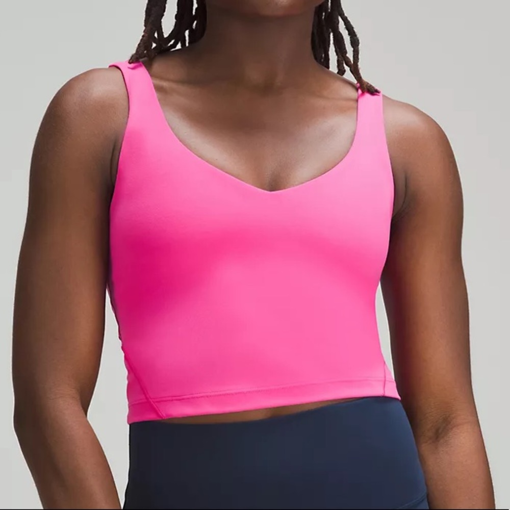Lululemon Sonic Pink Align Tank size 10.
